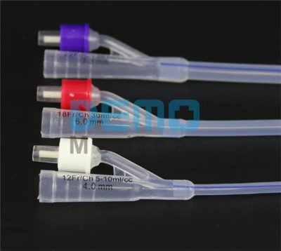 Catéter Foley de 2 vías 100% silicona de primera calidad
