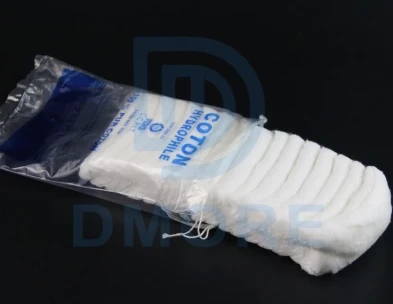 Para absorbencia 25g-1000g Algodón Zig Zag Algodón absorbente Zig Zag