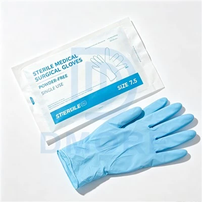 Guantes quirúrgicos médicos estériles