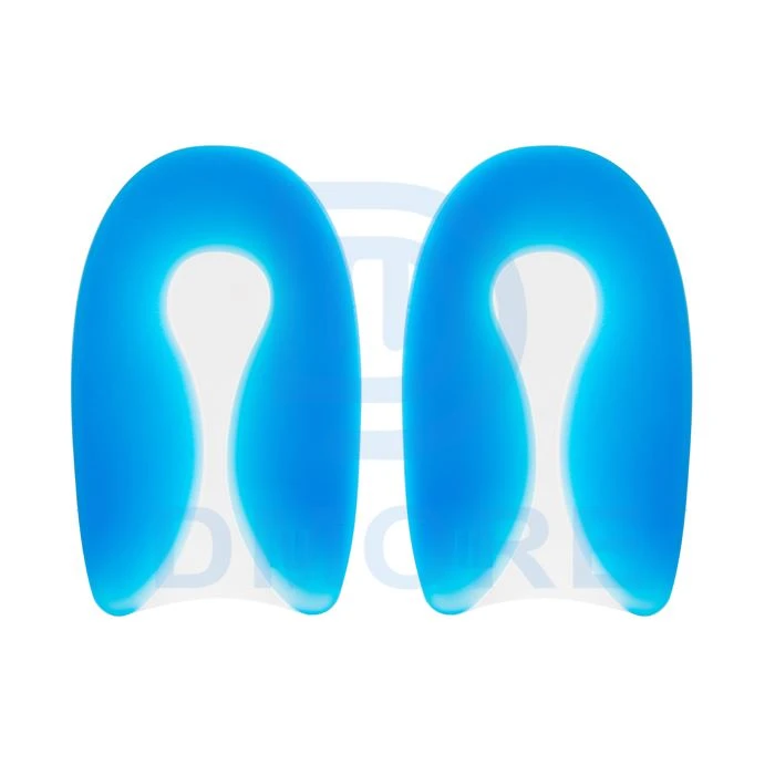 Almohadilla para el talón de silicona con cojín en forma de U